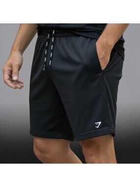 Gymshark Shorts Mens XXL Black 6.5 Inseam Athletic Running Training GymGymshark